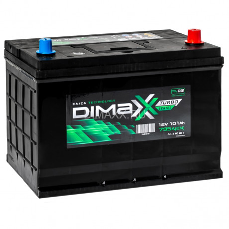 Аккумулятор DIMAXX TURBO ASIA 101ah R+