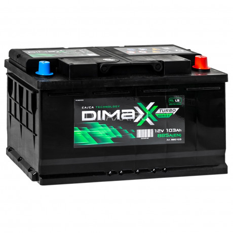 Аккумулятор DIMAXX TURBO EURO 103ah R+