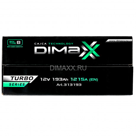 Аккумулятор DIMAXX TRUCK 193ah L+